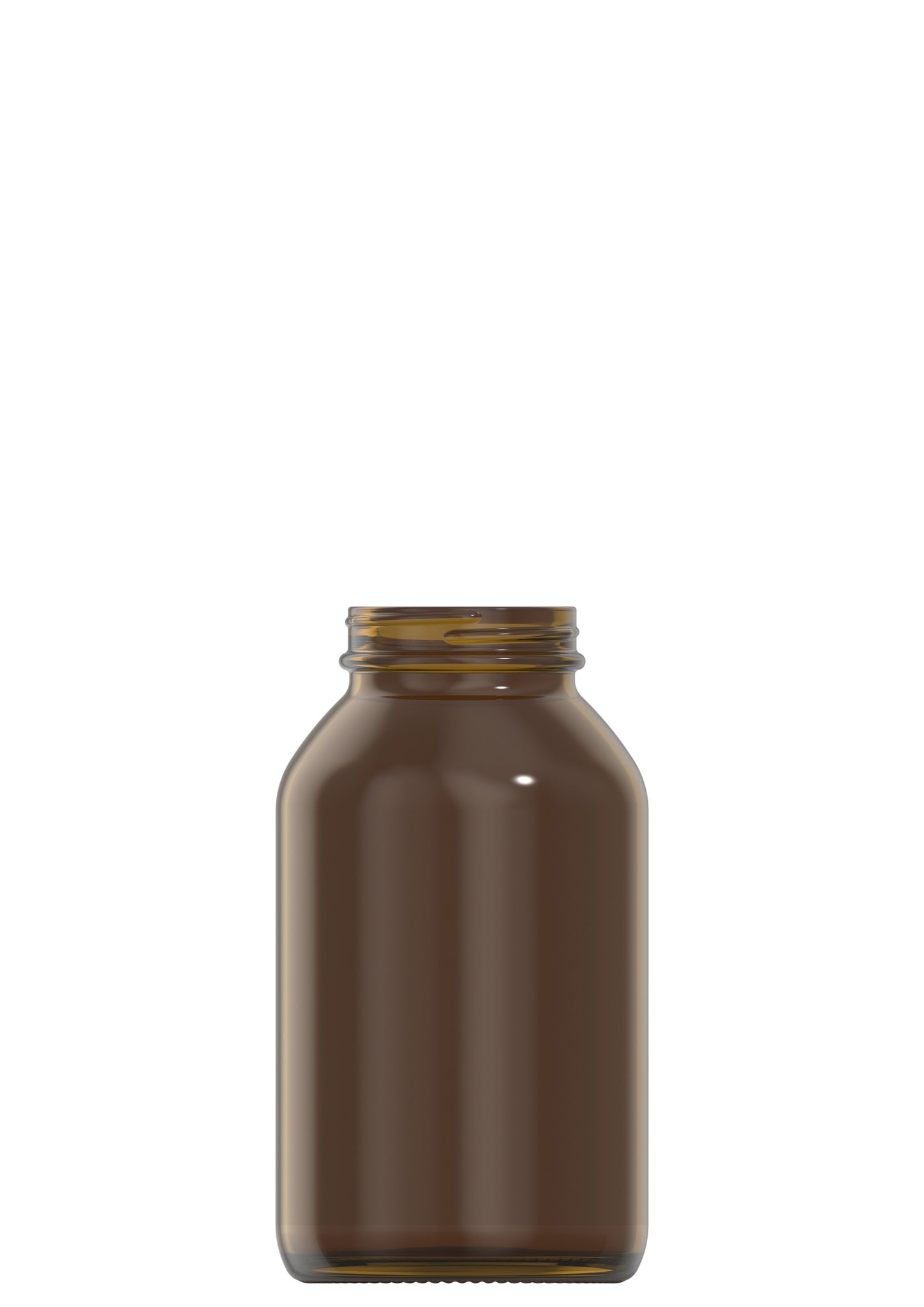 500 ml amber glass packer