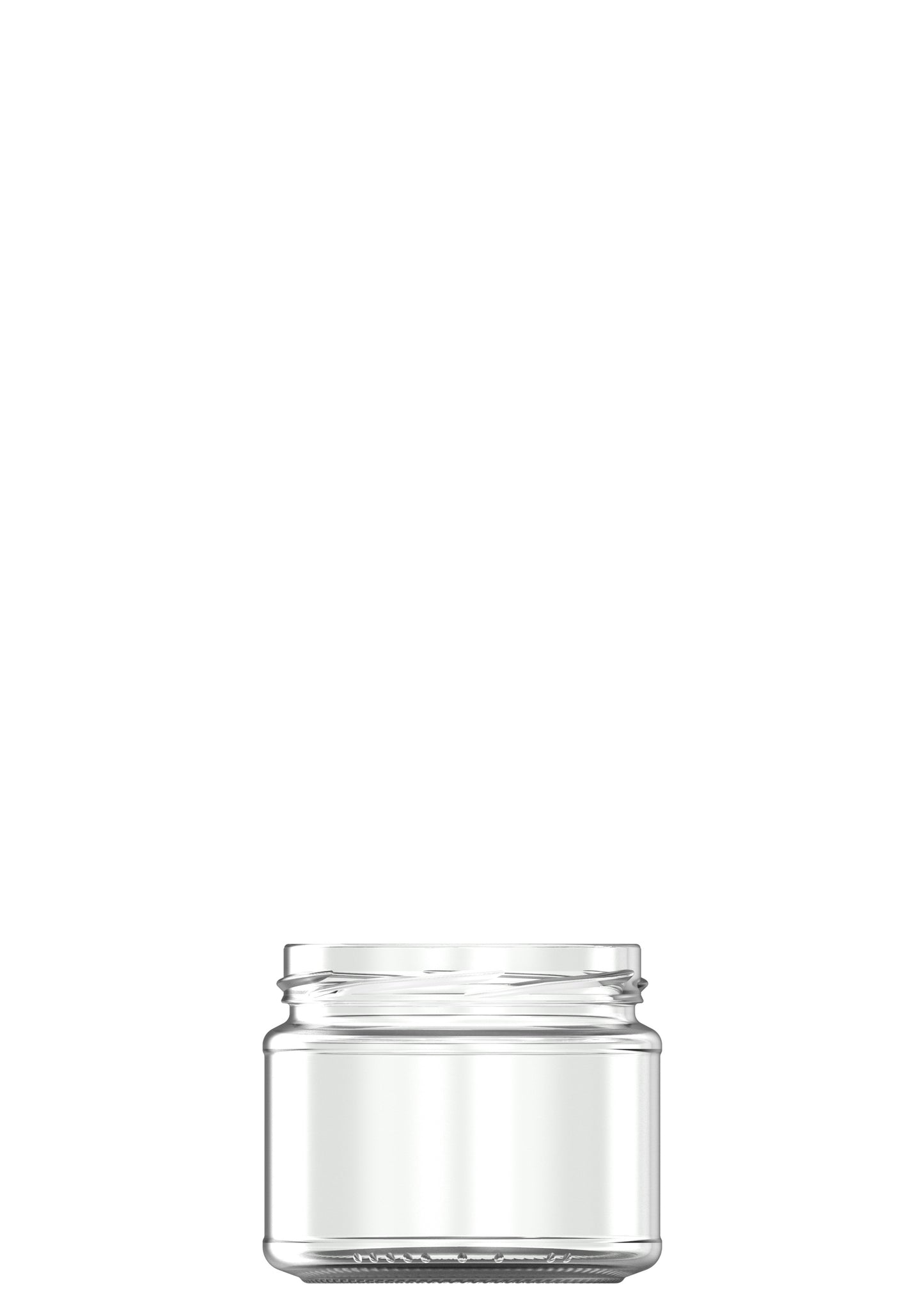 330ml flint glass food jar