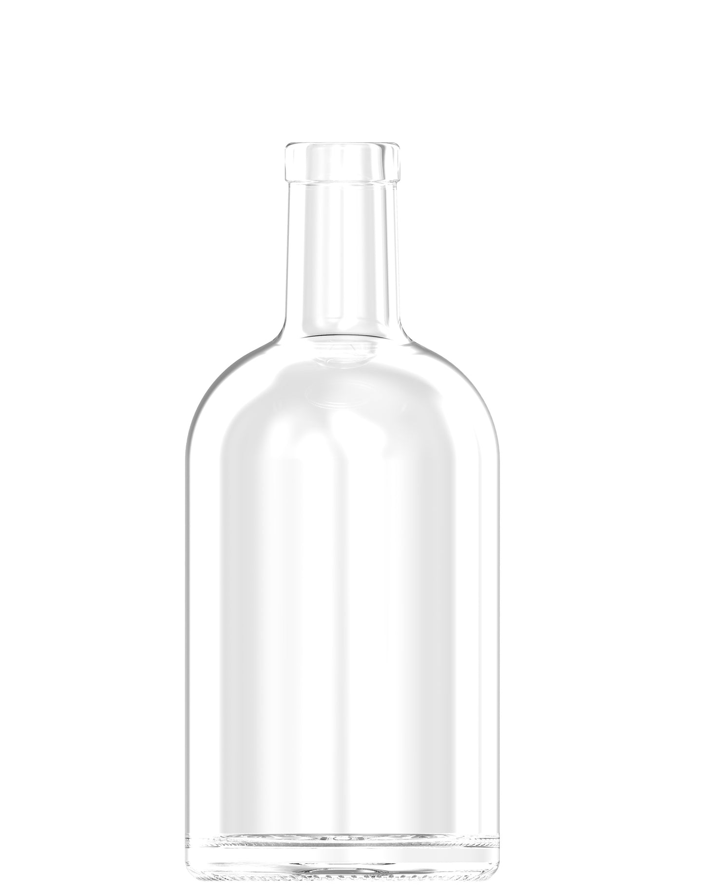 500ml flint glass oneway spirit bottle