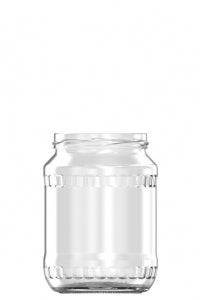 720ml flint glass food jar