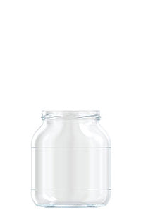 720ml flint glass NNC food jar