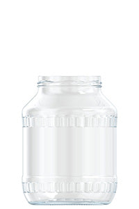 1700ml flint glass food jar