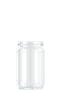 720ml flint glass food jar