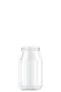 530ml flint glass mayo food jar