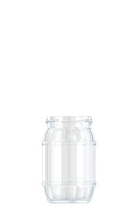 370ml flint  glass Christel food jar
