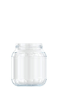 1062ml flint glass food jar