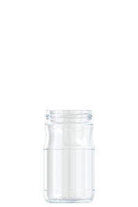 370ml flint glass food jar