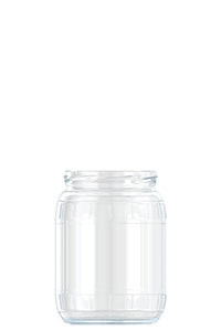 720ml flint glass food jar