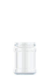 520ml flint glass food jar