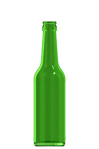 330ml green glass Hamburger ale returnable beer bottle