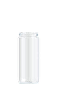 580ml flint glass sausage food jar