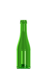 200ml green glass Sekt oneway wine bottle