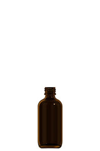 100ml amber glass syrup bottle