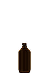 100ml amber glass dropper bottle