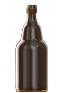 2000ml amber glass returnable beer bottle