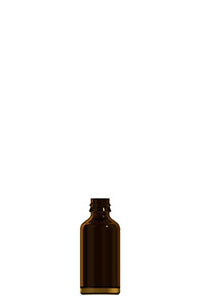 50ml amber glass pharma bottle