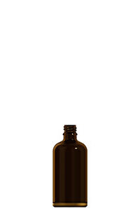 100ml amber glass dropper bottle