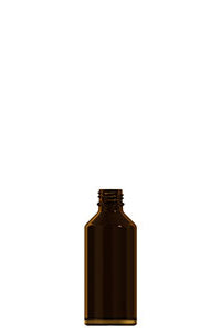 100ml amber glass pharma bottle