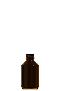 150ml amber glass syrup bottle