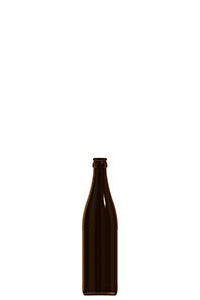 500ml amber glass NRW returnable beer bottle