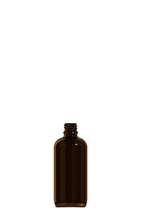 100ml amber glass dropper bottle