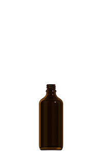 100ml amber glass dropper bottle