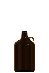 4000ml amber glass chemical bottle