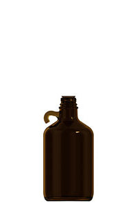 2500ml amber glass chemical bottle