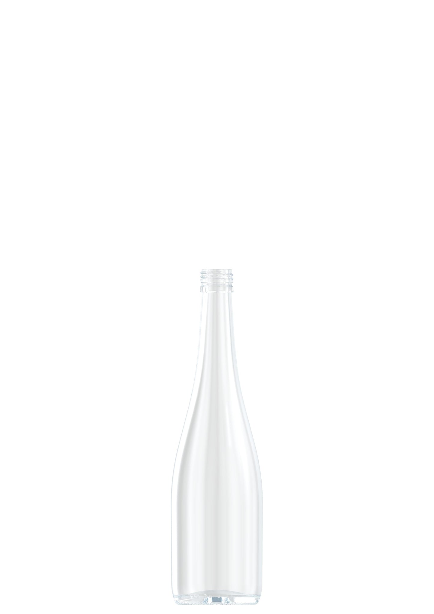 750ml flint glass Sparkling oneway wine bottle