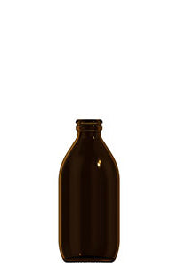 300ml amber glass dropless bottle