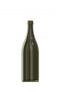 700ml green glass returnable beer bottle