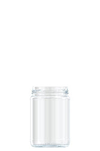 390ml flint glass food jar