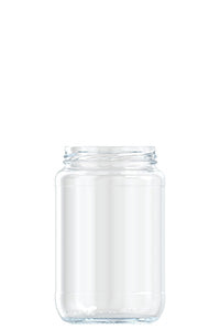 850ml flint glass food jar