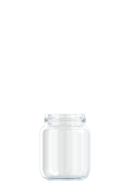 370ml flint glass jar