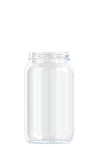 1062ml flint glass Europe food jar