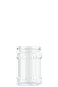 550ml flint glass food jar