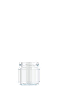 212ml flint glass food jar