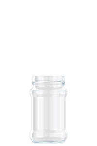 390ml flint glass food jar