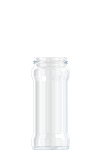 580ml flint glass food jar