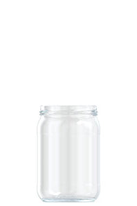 638ml flint glass food jar