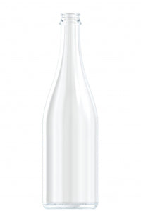 750ml flint glass oneway wine bottle