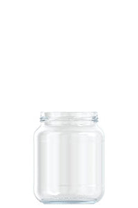 720ml flint glass food jar