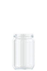 720ml flint glass food jar