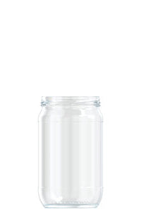 720ml flint glass food jar