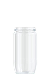 850ml flint glass food jar