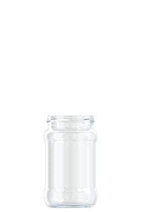 370ml flint glass food jar