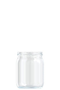 540ml flint glass food jar