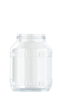 1600ml flint glass food jar