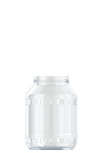 2525ml flint glass food jar