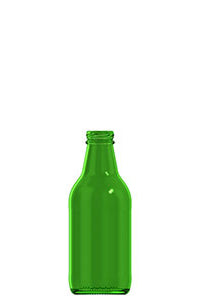 250ml green glass Eva Light oneway beer bottle
